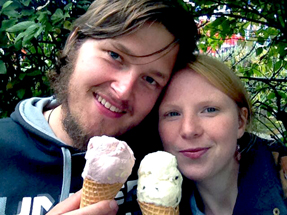 For our nerves we needed a legendary Rush Monroe's icecream Rush Monroe's