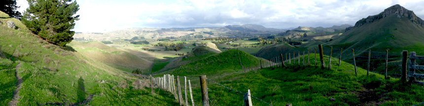 Panorama von Hawke's Bay