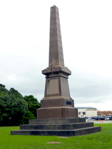 Cook Monument commemorating the first landing of Cpt. Cook and his crew Cook Monument