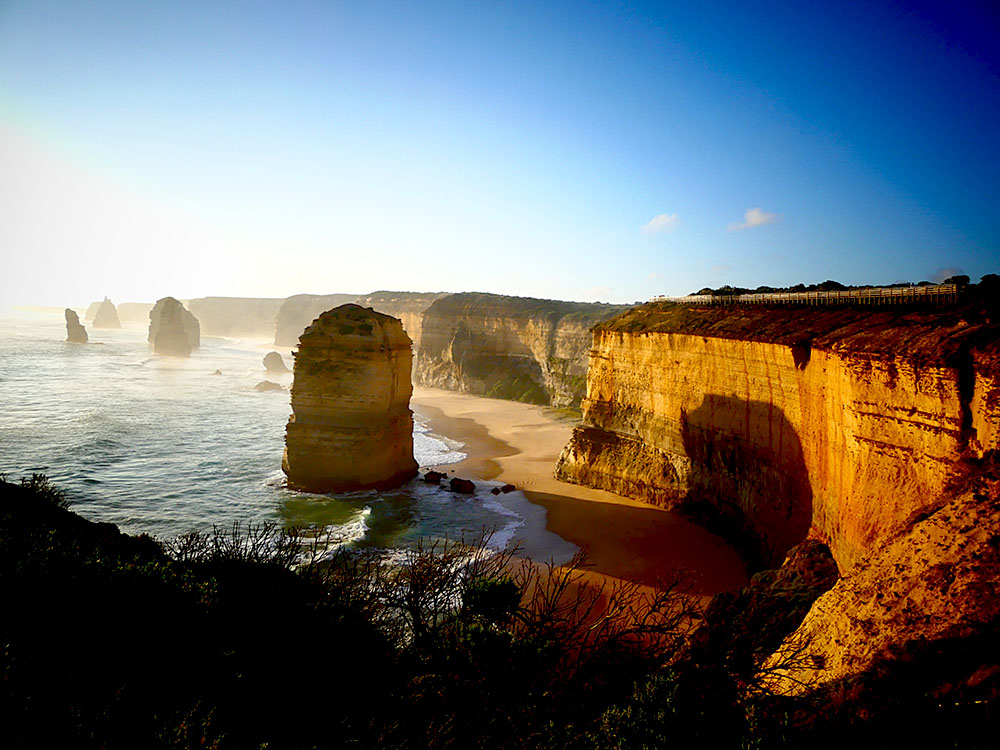 12 Apostel at the Great Ocean Road. A sensational view 12 Apostel
