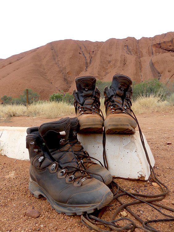 Nothing holds us back. Get your shoes on and hike the Outback Hiking the Outback