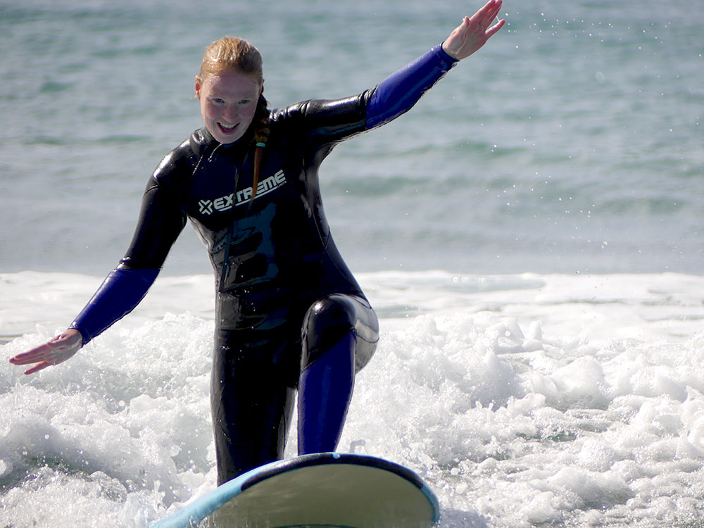 Surf lessons in Agnes Waters. Its so good fun, but very exhausting, too Surfing in Agnes Waters