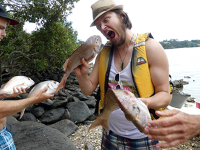 Fischen accomplished - es gibt also Fisch 4 dicke Snapper