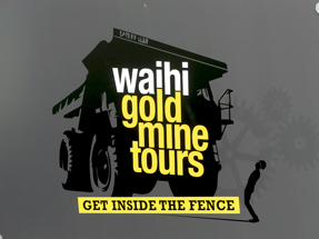 Waihi Goldmine Tour: wir erkunden alles auf eigene Faust Waihi Goldmine