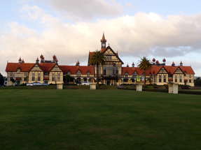 Das Museum in Rotorua ist schon wegen seiner äußeren Erscheinung einen Besuch wert Rotorua Museum