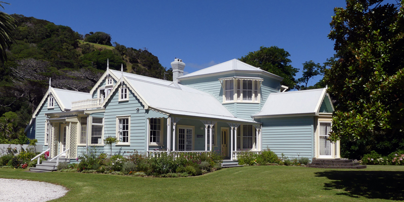 In Wenderholm Regional Park steht ein herrliches Kolonialhaus - Couldrey House