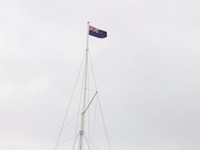 Flag pole Waitangi