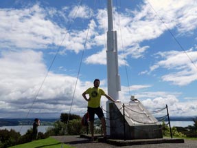 Häuptling Fahnenmast