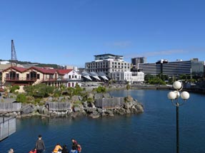 Wellington Hafen Bootshaus