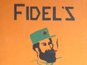 Fidels cafe sign