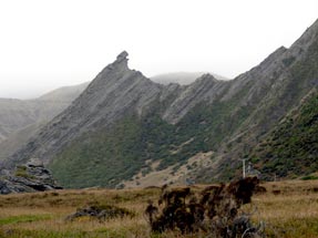 Beeindruckende Felswände am Cape