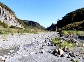 Flussbett am Cape Palliser