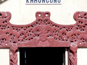 Maori Marae Door