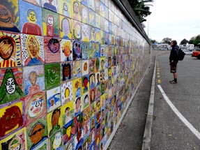 Wall of Tiles Gisborne