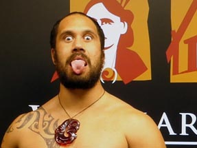 Maori Tongue out