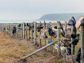 shoe fence