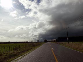Dunkle Wolken Cape