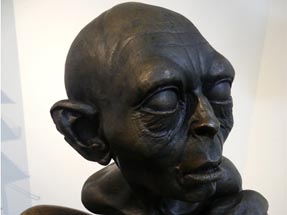 Gollum Bronzefigur