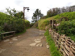 Straße Hobbiton