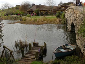 Bridge to the pub