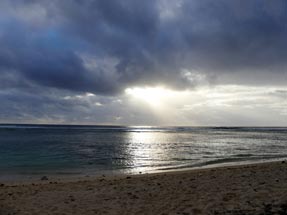 Sonnenuntergang Wolken Raro