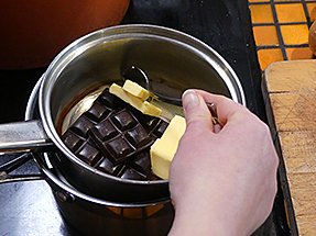 Schokolade & Butter schmelzen
