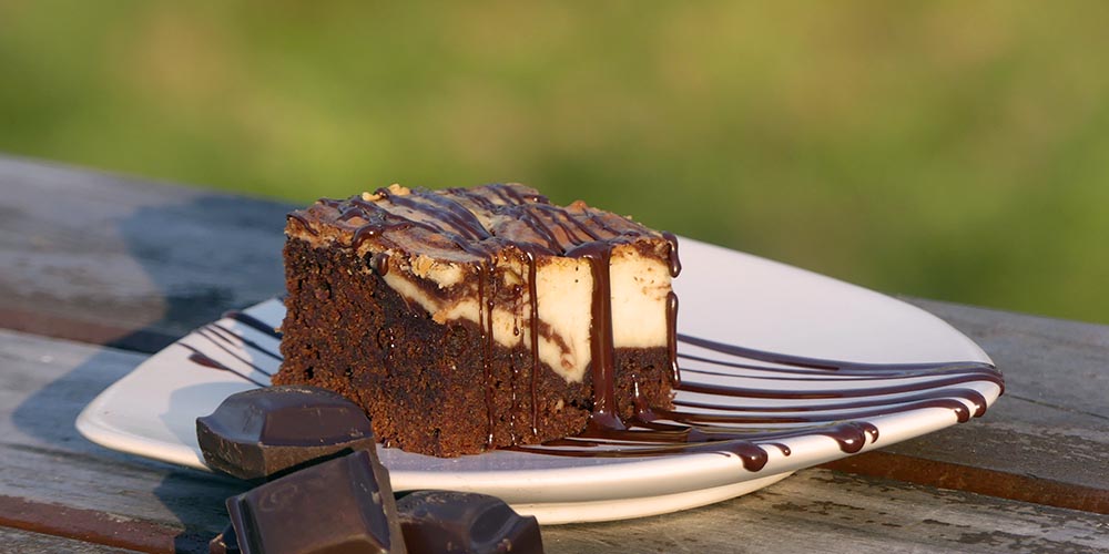 Super delicious combination of dark chocolate and cream cheese taste Cream Cheese Brownies
